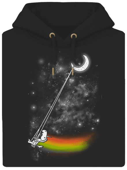 Unicorn Universe unisex mikina premium Dark Black