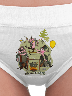 Pártyzáni dámske nohavičky White