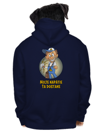 pánska mikina na zips
