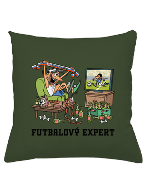 Futbalový expert vankúš Olive Green