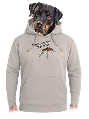 Komár s výdržou unisex mikina premium Pastel Macchiato