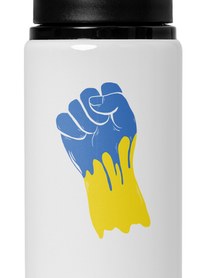 Ukrajina - Ruka flaša na vodu White