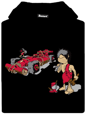 Formule detská mikina klokanka Black