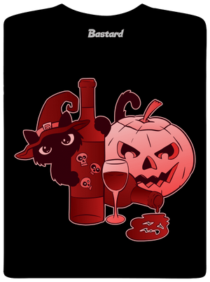 Hello, víno pánske tričko Black