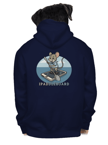 Ipaddleboard pánska mikina na zips Navy