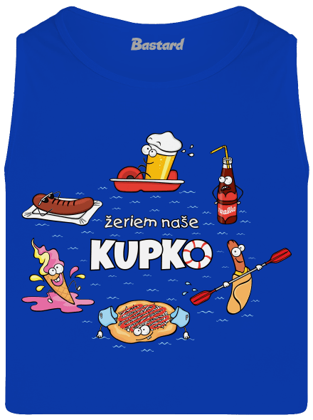 Slovenské kupko pánske tielko Royal Blue