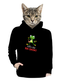 dámska mikina klokanka