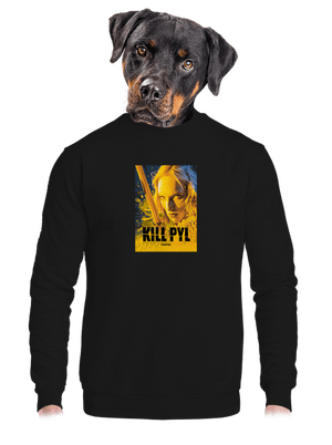 unisex mikina bez kapucne