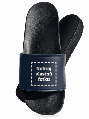 Vlastná potlač šľapky Navy