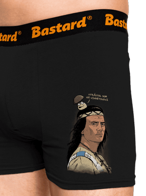 Vinnetou boxerky Black