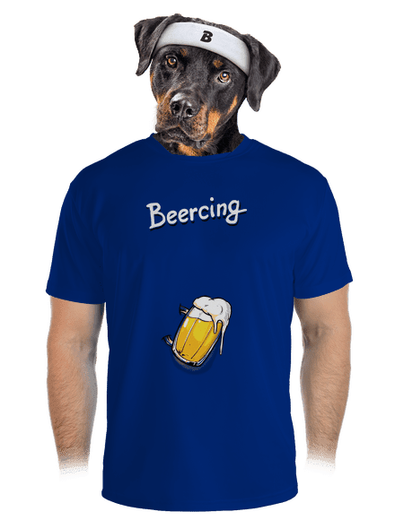 Beercing pánske športové tričko Royal Blue Mal