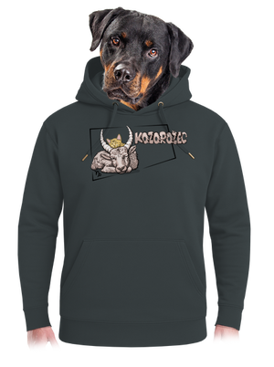 Mačací horoskop: Kozorožec unisex mikina premium Charcoal