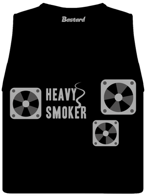 Heavy smoker dámske tielko voľné Black