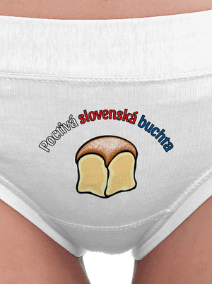 Poctivá buchta a klobása dámske nohavičky White