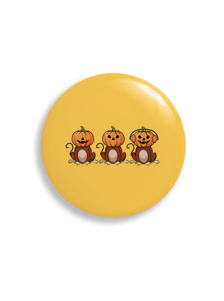 Halloween opičky placka 