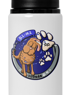 Psí horoskop: Vodnár flaša na vodu White