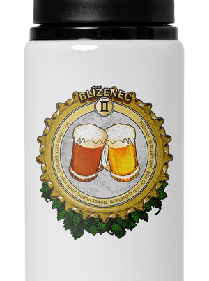 Pivný horoskop: Blíženec flaša na vodu White