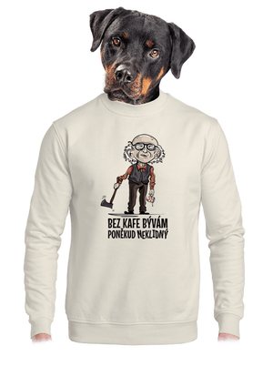 unisex mikina bez kapucne