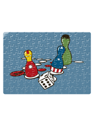 Superhrdina nehnevaj sa puzzle White