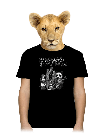 ZOO metal detské tričko Black