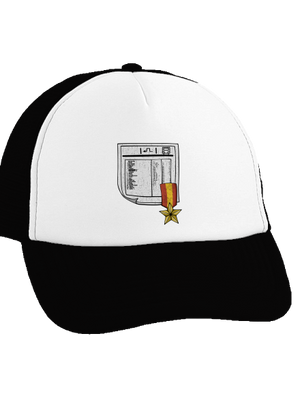 Cestovný poriadok šiltovka truckerka Black cap