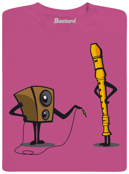 Plug-in jack detské tričko Fuchsia