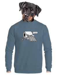 unisex mikina bez kapucne