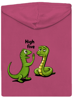 High Five dámska mikina na zips Magenta