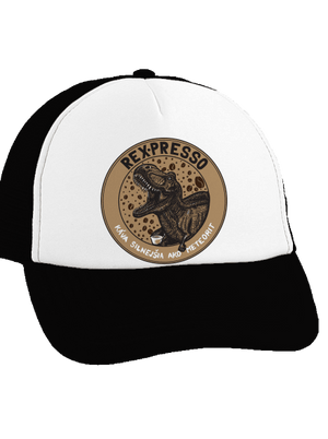 Rex-presso šiltovka truckerka Black cap