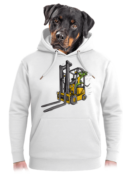 Ještěrka unisex mikina premium Snowwhite
