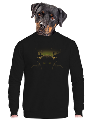 unisex mikina bez kapucne