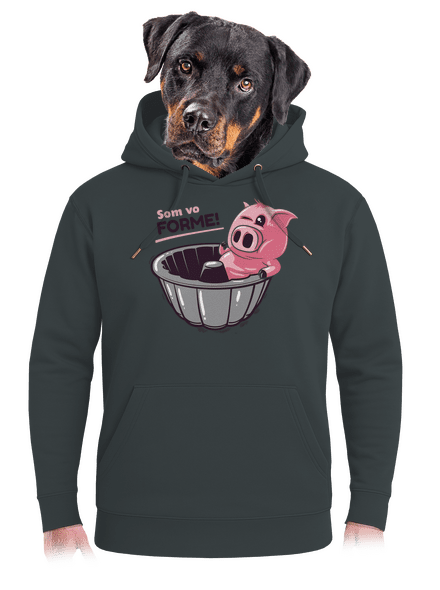 Vo forme unisex mikina premium Charcoal