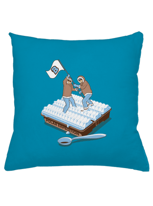 Polárna expedícia vankúš Blue Turquoise