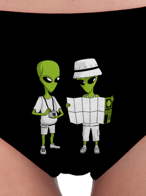 Mimozemšťania dámske nohavičky Black