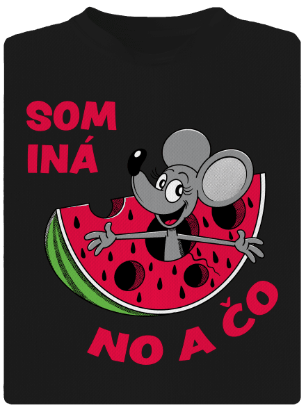 Som iná pánske športové tričko Black