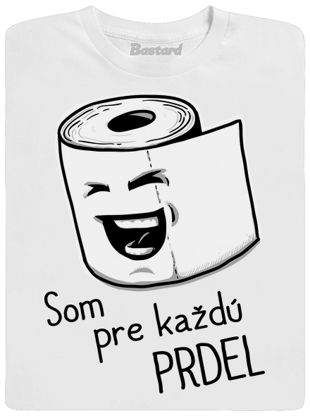 Prdel pánske tričko White