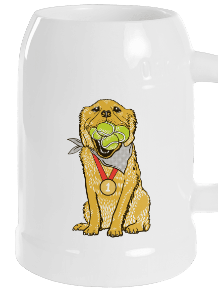 Zlatý retriever polliter White