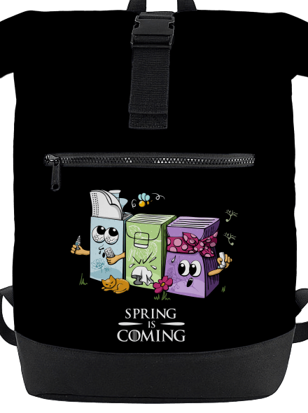 Spring is coming batoh Black
