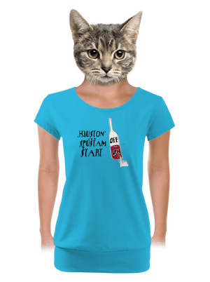 dámske tričko s lemom