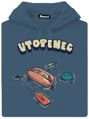 Utopenec dámska mikina klokanka Denim