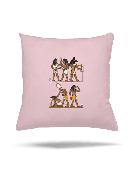Egyptská párty vankúš Light Pink