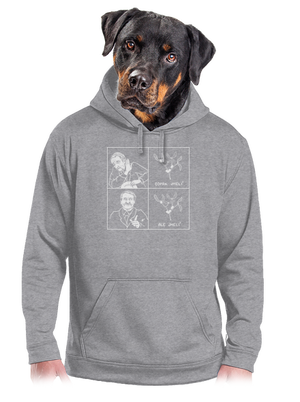 Cimrman: Copak jmelí pánska mikina klokanka Light Melange