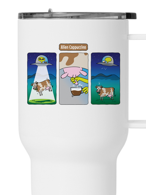 Alien Cappuccino termohrnček White