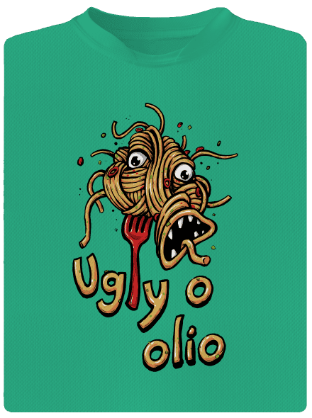 Ugly o olio pánske športové tričko Mint Mal