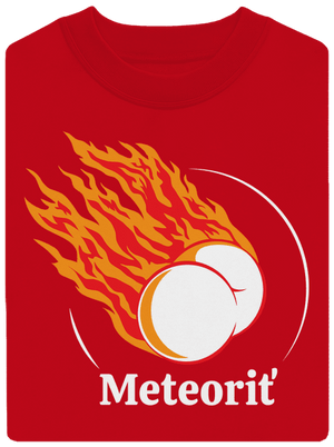 Meteoriť unisex mikina bez kapucne Red