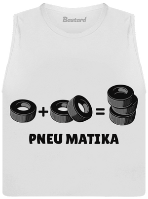 Pneu Matika dámske tielko voľné White