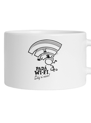 Padá wi-fi hrnček makronka White
