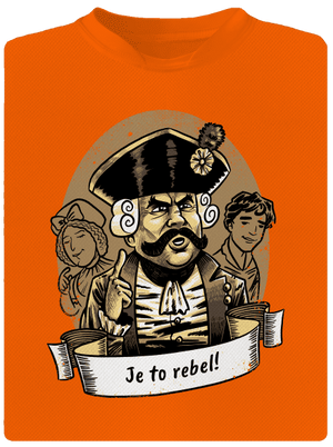 B14: S čerty nejsou žerty pánske športové tričko Neon Orange