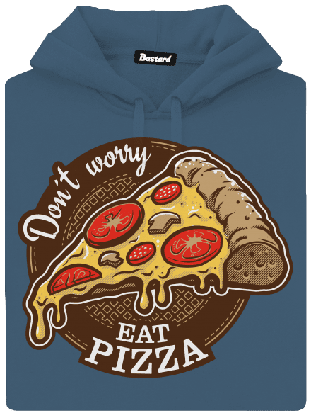Pizza dámska mikina klokanka Denim
