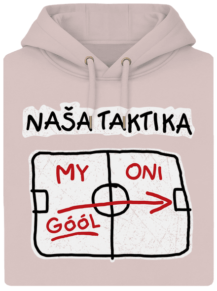 Naša taktika unisex mikina premium Rose Chalk